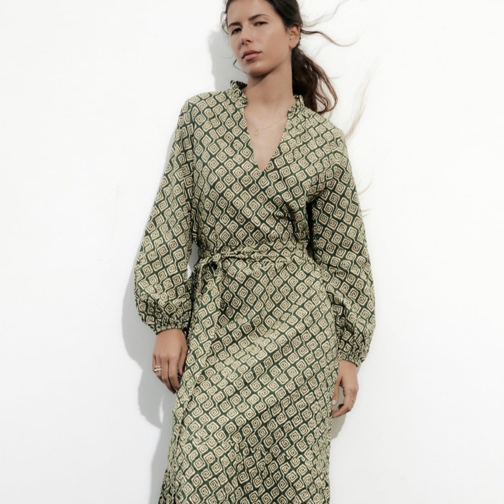 Zara limited edition bohemian cotton maxi dress you cannot miss